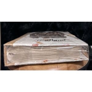 Antique ancient Thailand photo album hand made stereoscopic image of an elephant